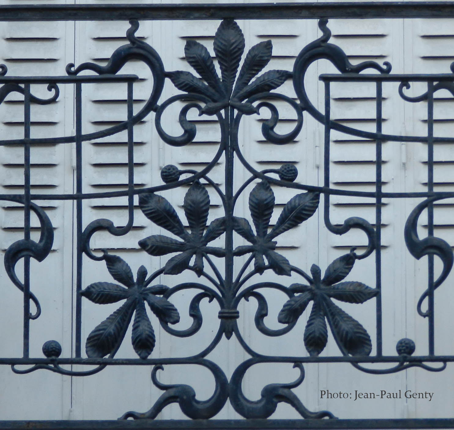 Garde corps art nouveau - Autun Garde corps art nouveau -Autun
