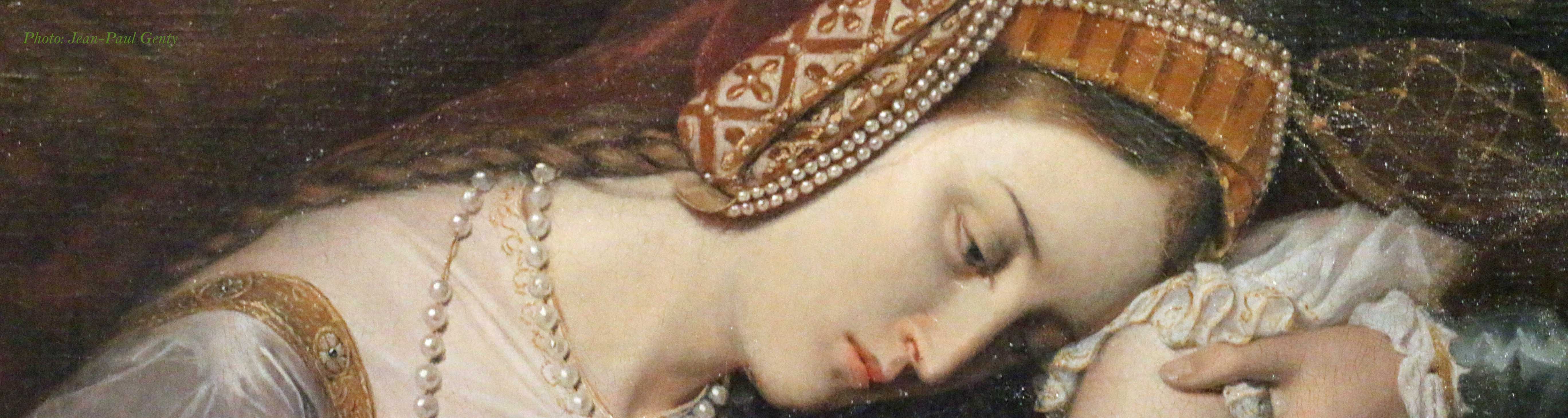 Edouard Cibot - Anne Boleyn - Détail - Musée Rolin d'Autun