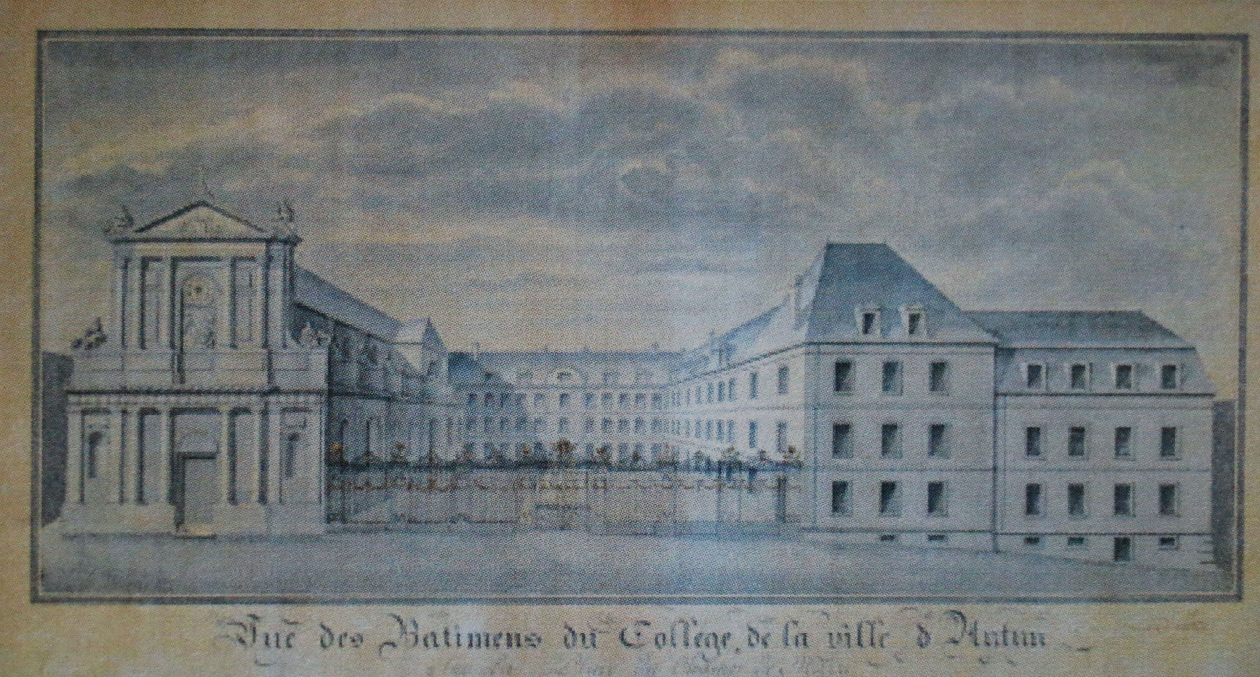 Collège d'Autun - Marc Joubert vers 1775 Collège d'Autun - Marc Joubert vers 1775