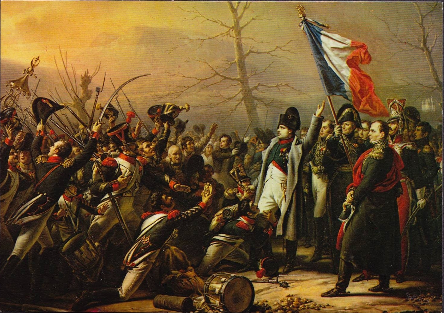 Ralliement du 5ème d'infanterie de ligne le 7 mars 1815 par Charles de Steuben - wikipédia