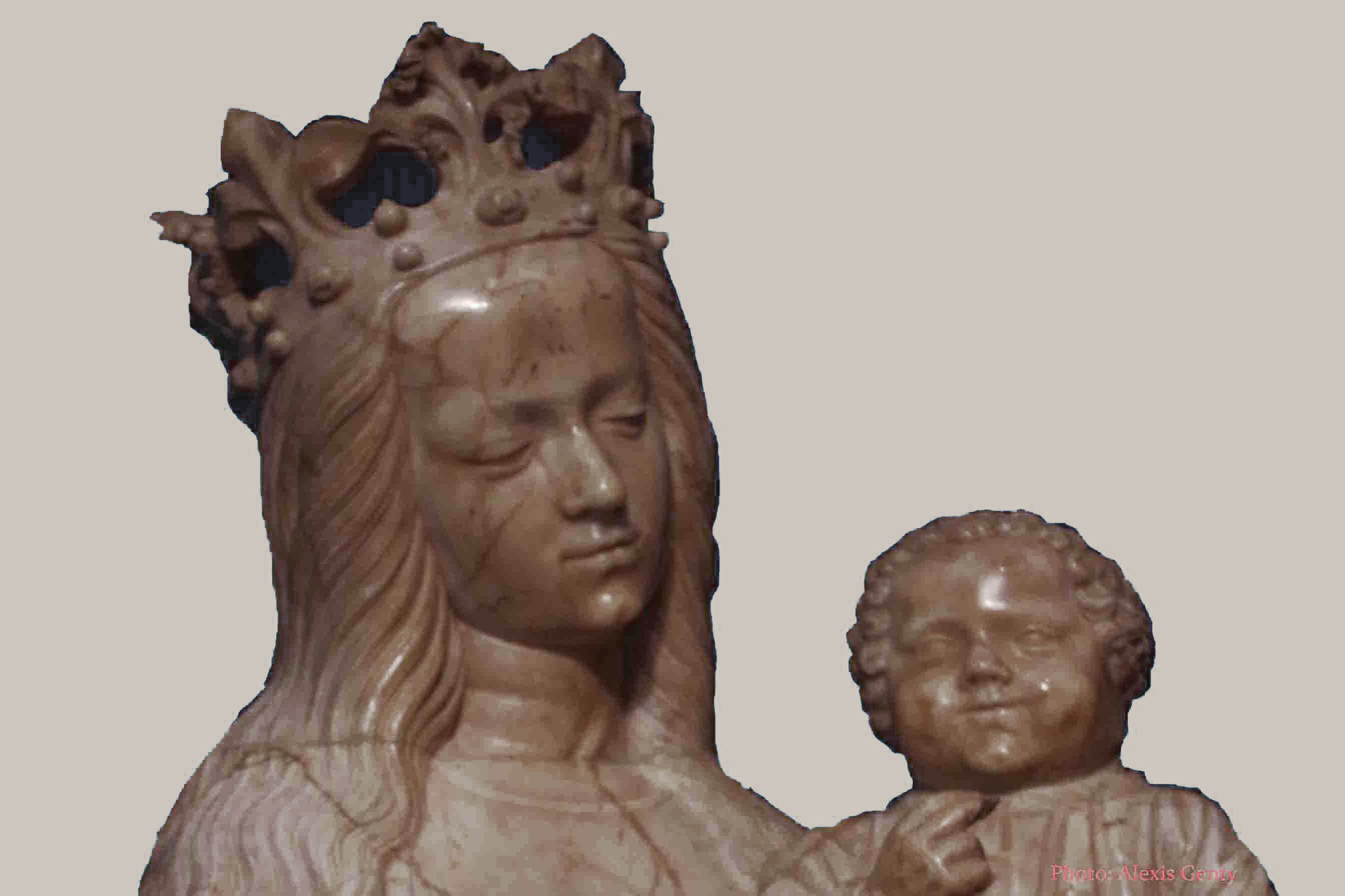 Musée Rolin Vierge du XVème siècle - Autun